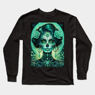 Ghostly Green Long Sleeve T-Shirt